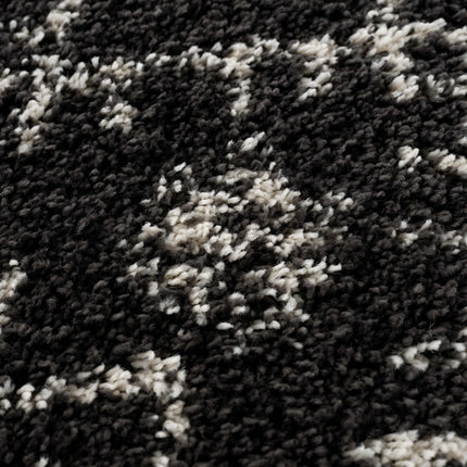Thetford Black Berber Shag Rug - Clearance Rugs TriadCommerceInc