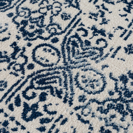Michie Blue Area Rug - Clearance Rugs TriadCommerceInc