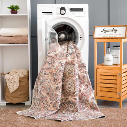 Flat Pile Urpi Red Washable Rug - Clearance Rugs TriadCommerceInc