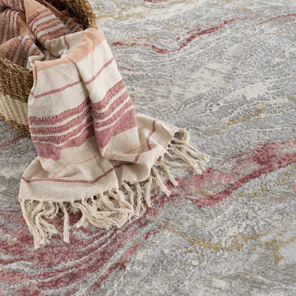 Lively Marble Pink Area Rug Rugs TriadCommerceInc