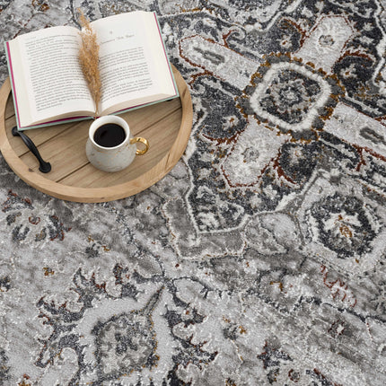 Liverpool Dark Gray Area Rug - Clearance Rugs TriadCommerceInc