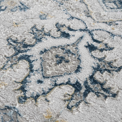 Liverpool Blue Area Rug - Clearance Rugs TriadCommerceInc