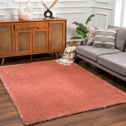 Heavenly Solid Pink Plush Rug - Clearance Rugs TriadCommerceInc