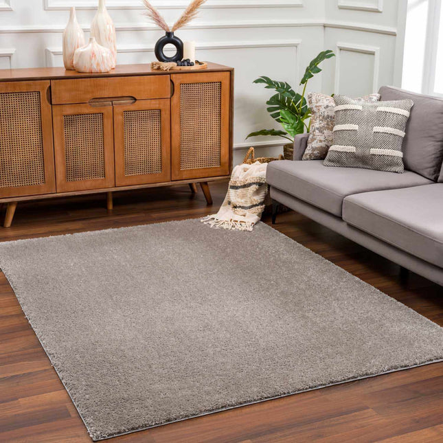 Heavenly Solid Gray Plush Rug - Clearance Rugs TriadCommerceInc