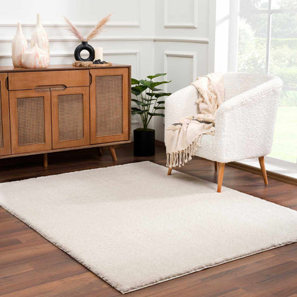 Heavenly Solid Beige Plush Rug Rugs TriadCommerceInc