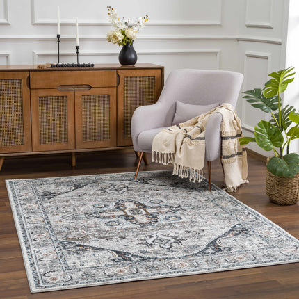 Liverpool Gray & Blue Area Rug - Clearance Rugs TriadCommerceInc