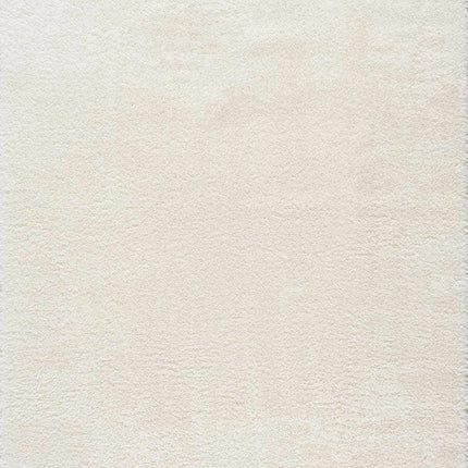 Heavenly Solid Cream Plush Rug Rugs TriadCommerceInc