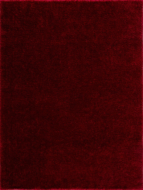 Heavenly Solid Red Plush Rug - Clearance Rugs TriadCommerceInc