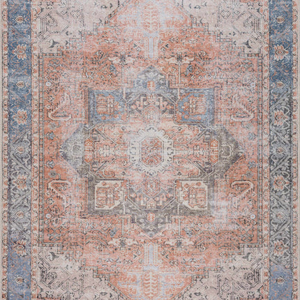 Rosman Distressed Washable Rug Rugs TriadCommerceInc