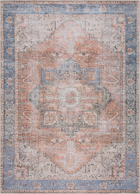 Rosman Distressed Washable Rug Rugs TriadCommerceInc