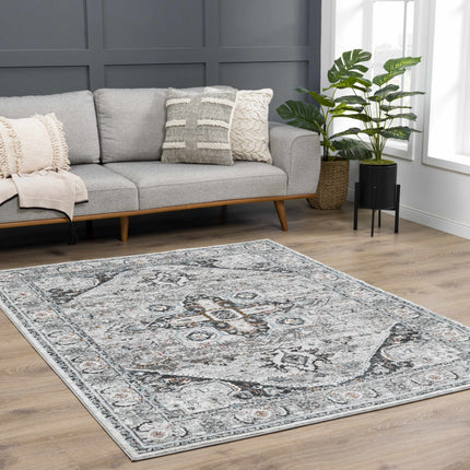 Liverpool Gray & Blue Area Rug - Clearance Rugs TriadCommerceInc