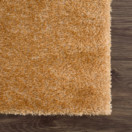 Heavenly Solid Mustard Plush Rug - Clearance Rugs TriadCommerceInc
