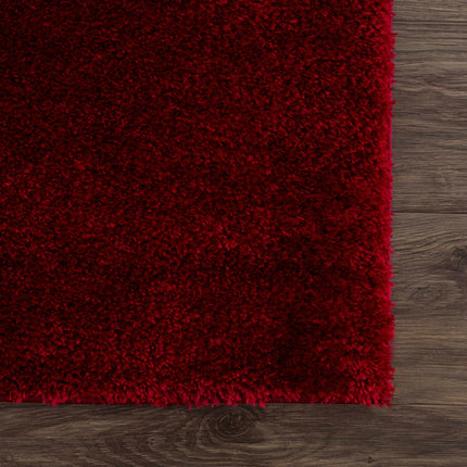 Heavenly Solid Red Plush Rug - Clearance Rugs TriadCommerceInc