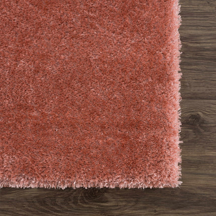 Heavenly Solid Pink Plush Rug - Clearance Rugs TriadCommerceInc