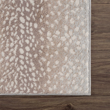 Pointblank Tan Leopard Print Rug Rugs TriadCommerceInc
