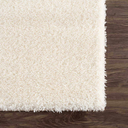 Heavenly Solid Cream Plush Rug Rugs TriadCommerceInc