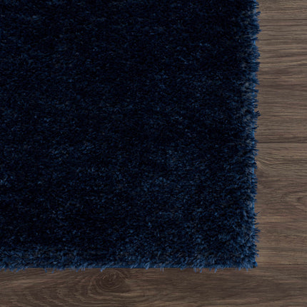 Heavenly Solid Navy Blue Shag Rug - Clearance Rugs TriadCommerceInc