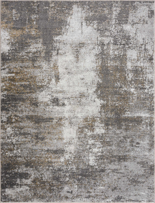 Liveree Gray Abstract Area Rug - Promo Rugs TriadCommerceInc