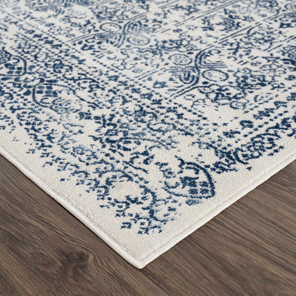 Michie Blue Area Rug - Clearance Rugs TriadCommerceInc