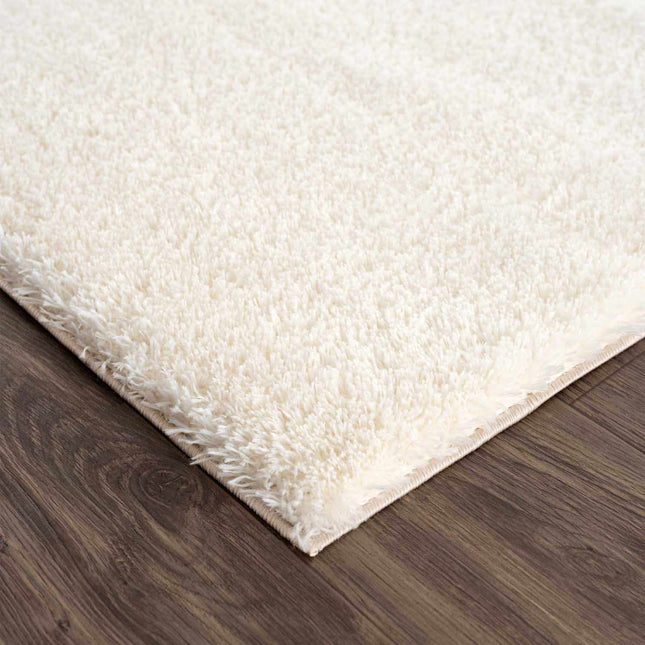 Heavenly Solid Cream Plush Rug Rugs TriadCommerceInc