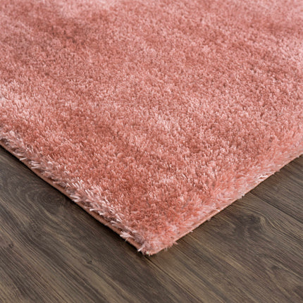 Heavenly Solid Pink Plush Rug - Clearance Rugs TriadCommerceInc