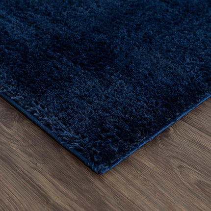 Heavenly Solid Navy Blue Shag Rug - Clearance Rugs TriadCommerceInc