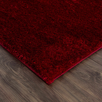 Heavenly Solid Red Plush Rug - Clearance Rugs TriadCommerceInc