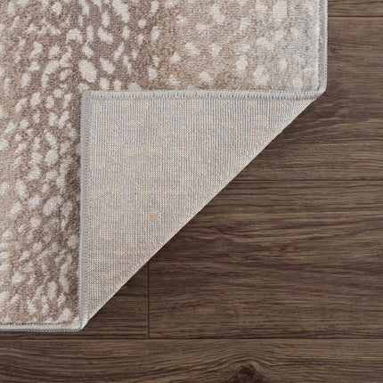 Pointblank Tan Leopard Print Rug Rugs TriadCommerceInc