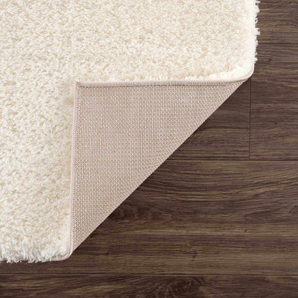Heavenly Solid Cream Plush Rug Rugs TriadCommerceInc