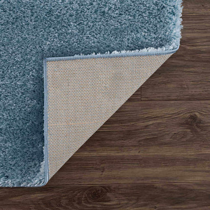 Heavenly Solid Blue Plush Rug - Clearance Rugs TriadCommerceInc