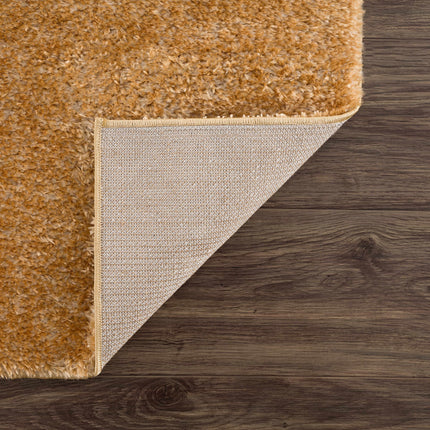 Heavenly Solid Mustard Plush Rug - Clearance Rugs TriadCommerceInc