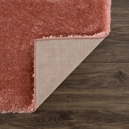 Heavenly Solid Pink Plush Rug - Clearance Rugs TriadCommerceInc