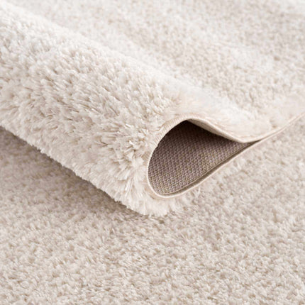 Heavenly Solid Beige Plush Rug Rugs TriadCommerceInc