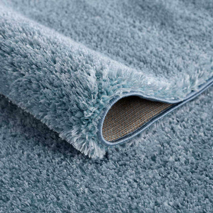 Heavenly Solid Blue Plush Rug - Clearance Rugs TriadCommerceInc
