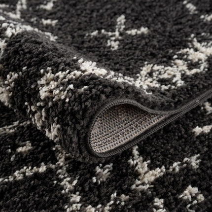 Thetford Black Berber Shag Rug - Clearance Rugs TriadCommerceInc