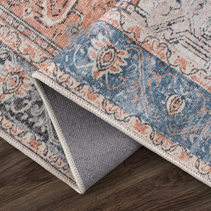 Rosman Distressed Washable Rug Rugs TriadCommerceInc