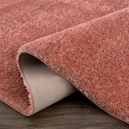 Heavenly Solid Pink Plush Rug - Clearance Rugs TriadCommerceInc