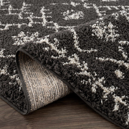 Thetford Black Berber Shag Rug - Clearance Rugs TriadCommerceInc
