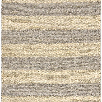 Ilkay Block Stripe Jute Rug Rugs TriadCommerceInc 2'6" x 8' Runner