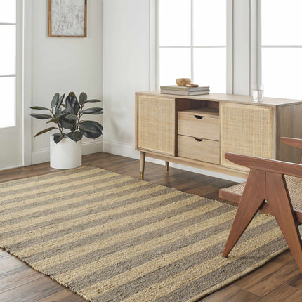 Ilkay Block Stripe Jute Rug Rugs TriadCommerceInc