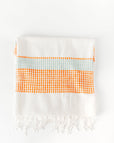 Azure and Tangerine / 38 x 72