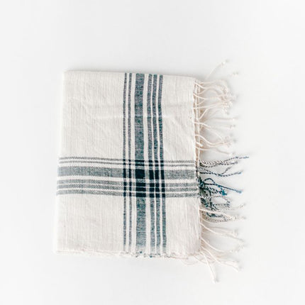 Cabin Hatch Cotton Hand Towel Kitchen Towels TriadCommerceInc Navy  