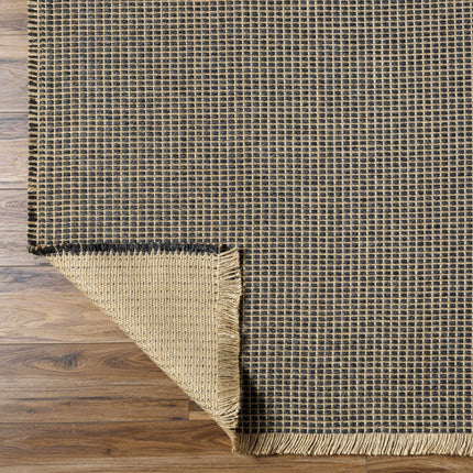Kimi Jute Black Area Rug - Becki Owens x Livabliss - Clearance Rugs TriadCommerceInc