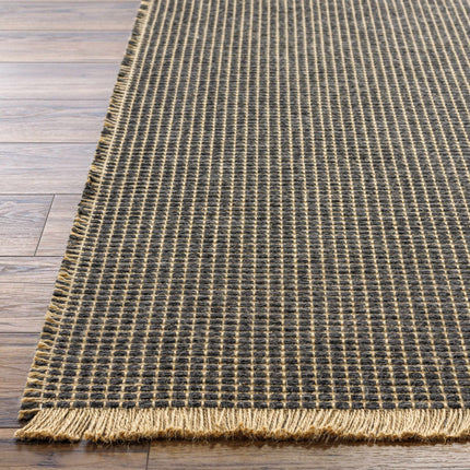 Kimi Jute Black Area Rug - Becki Owens x Livabliss - Clearance Rugs TriadCommerceInc