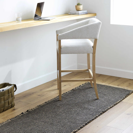 Kimi Jute Black Area Rug - Becki Owens x Livabliss - Clearance Rugs TriadCommerceInc