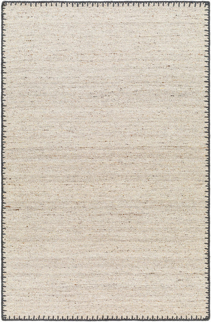 Ayumu Beige Hand Woven Wool Area Rug Rugs TriadCommerceInc 5' x 7'6" Rectangle