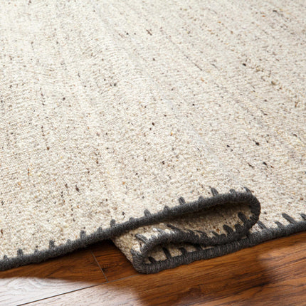Ayumu Beige Hand Woven Wool Area Rug Rugs TriadCommerceInc