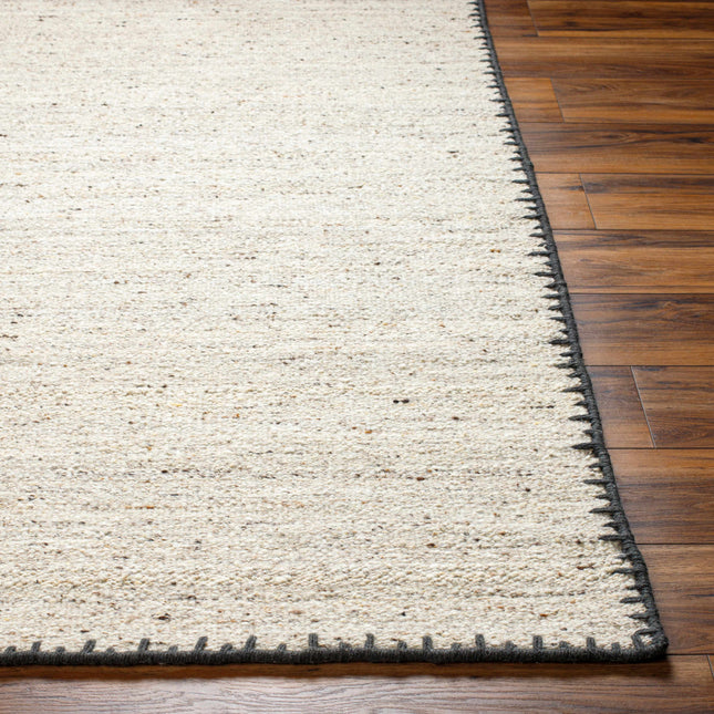 Ayumu Beige Hand Woven Wool Area Rug Rugs TriadCommerceInc