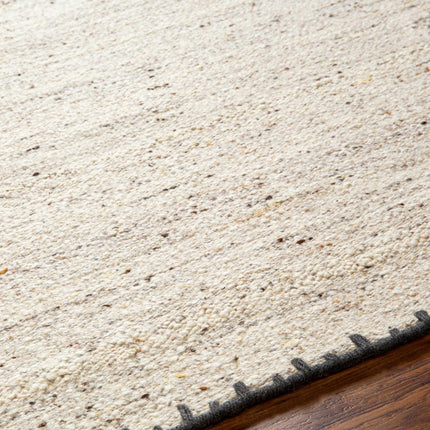 Ayumu Beige Hand Woven Wool Area Rug Rugs TriadCommerceInc