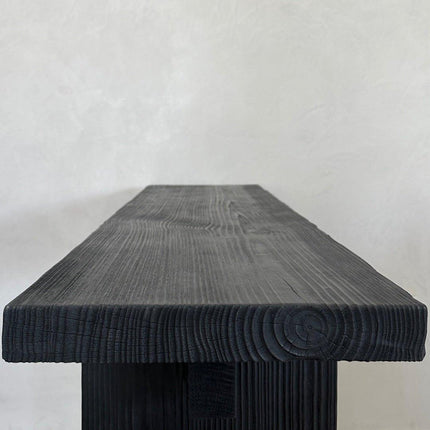 Shou Sugi Ban Entry Console Entry Console TriadCommerceInc